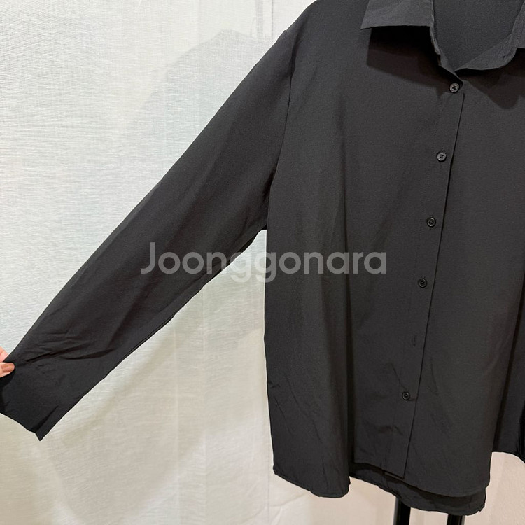 베니토 스판 블랙기본셔츠 블랙남방 3747--2