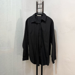 셀프서비스 오버핏 블랙셔츠 블랙남방 기본남방 3746