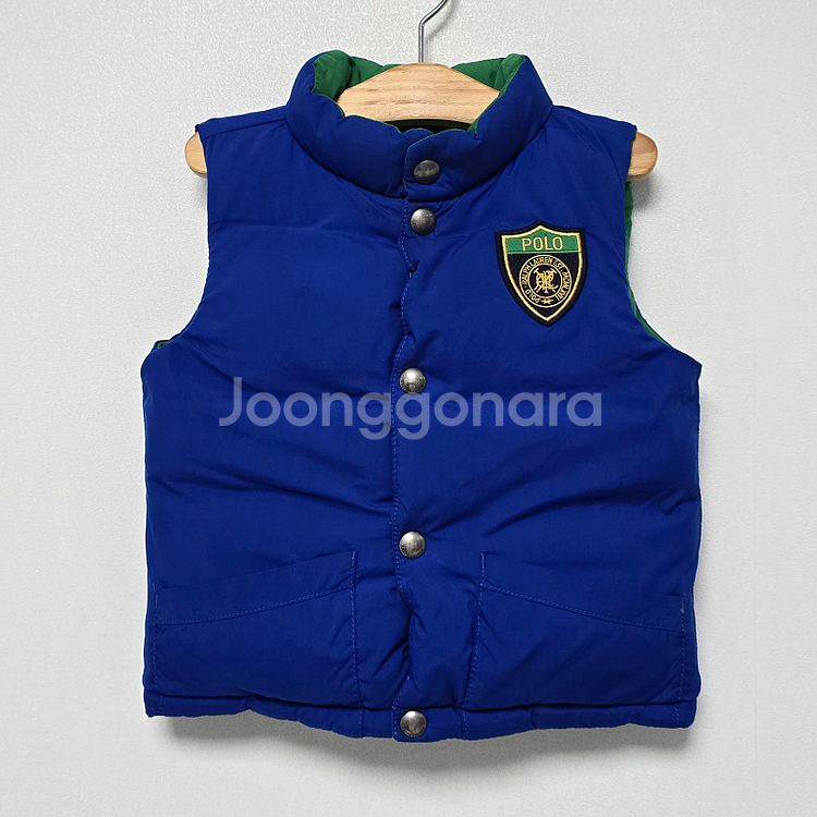 아우터 [베이비 24m] 폴로 랄프로렌 양면 다운 패딩 조끼 키즈--0