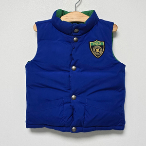 아우터 [베이비 24m] 폴로 랄프로렌 양면 다운 패딩 조끼 키즈