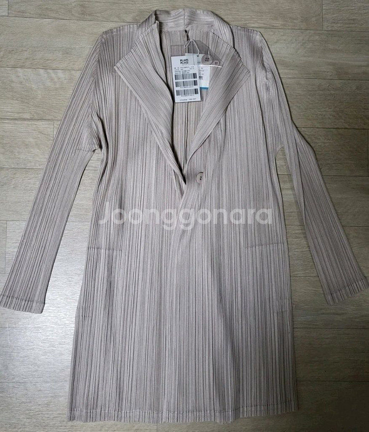 이세이미야케 플리츠플리즈 가디건 그레이지 3사이즈--2