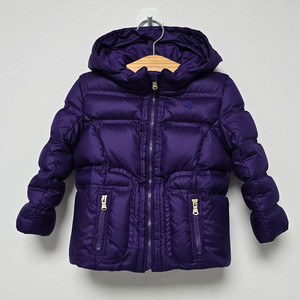 아우터 [베이비 24m] 폴로 랄프로렌 다운 패딩 보라 키즈