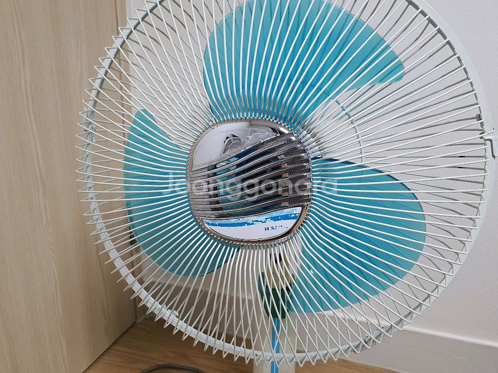 레트로 한일 14인치 스탠드 선풍기(골동)--1