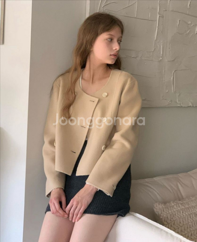 리에뜨 콥 핸드메이드 코트 베이지--1