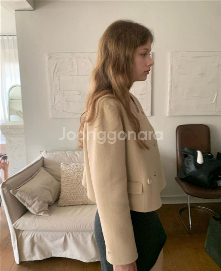 리에뜨 콥 핸드메이드 코트 베이지--2