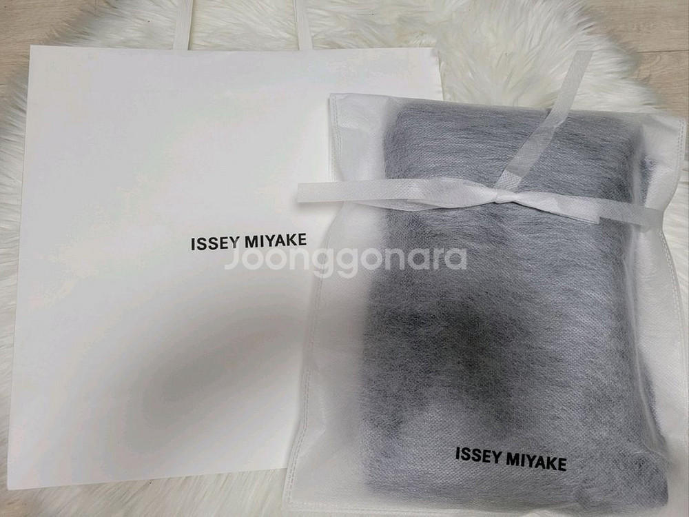 이세이미야케 스커트 해칭 스커트 네이비 2사이즈--4