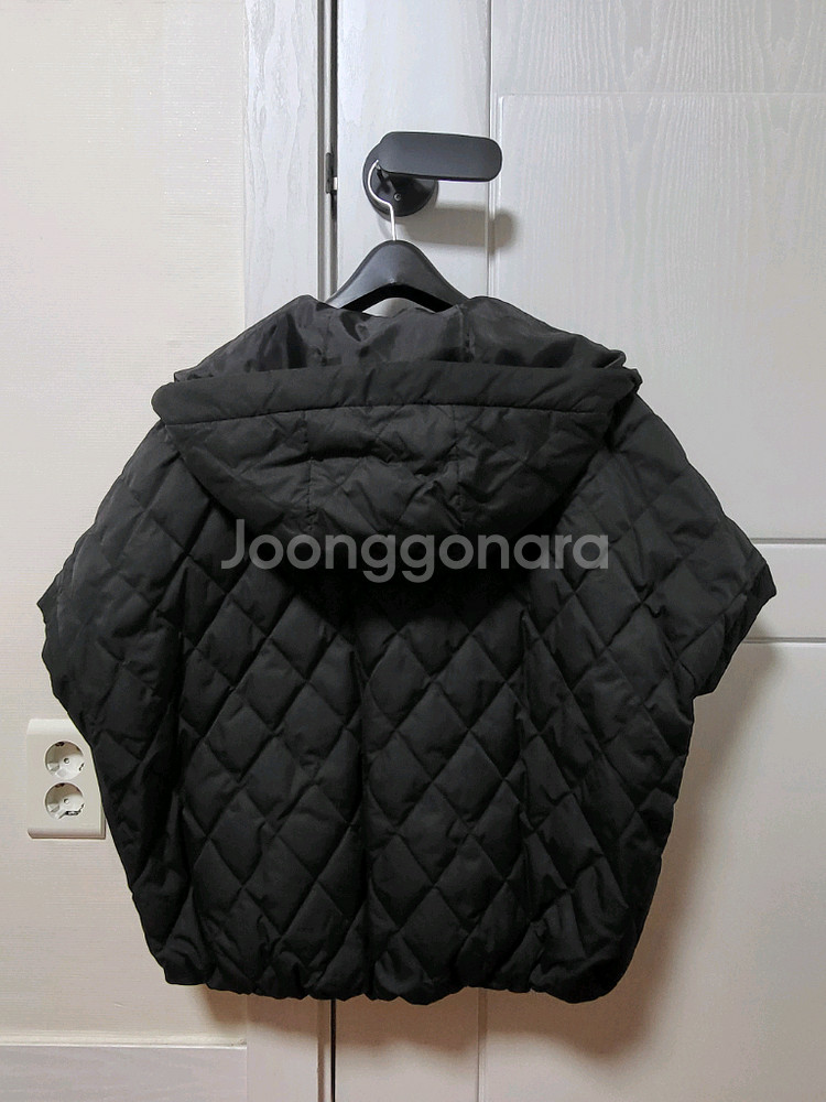 바이브리짓 덕다운 후드 베스트--1