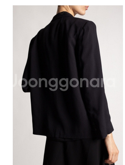 띠어리 THEORY 블랙 테일러드 자켓 0 사이즈 정품--2