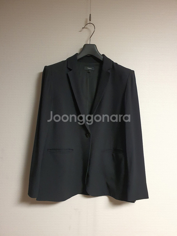 띠어리 THEORY 블랙 테일러드 자켓 0 사이즈 정품--4