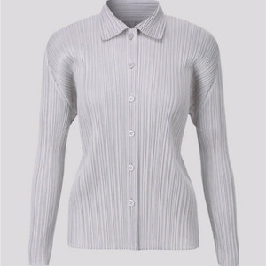 이세이미야케 플리츠플리즈 탑 베이직 셔츠 탑 라이트 그레이 3사이즈