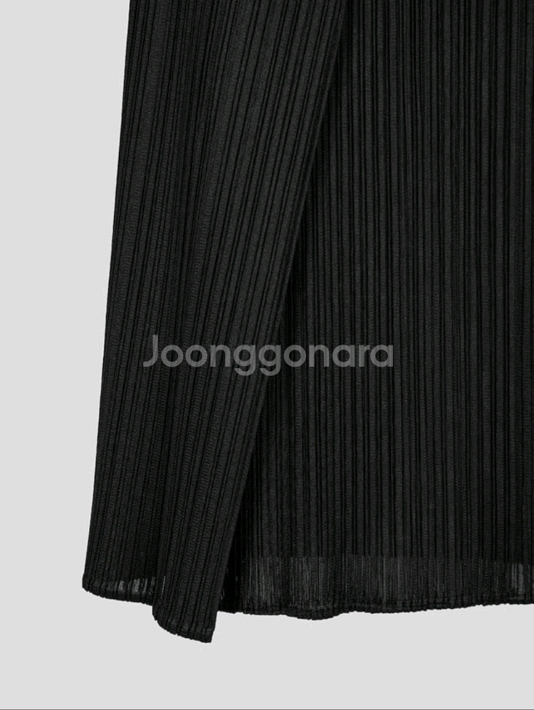 이세이미야케 플리츠플리즈 스커트 잼 스커트 블랙 3사이즈--3