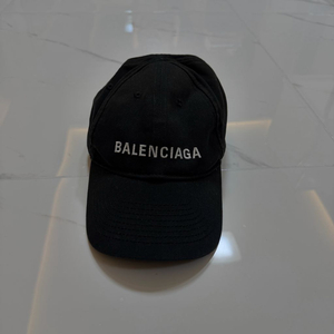 발렌시아가 볼캡 블랙 L (59cm)