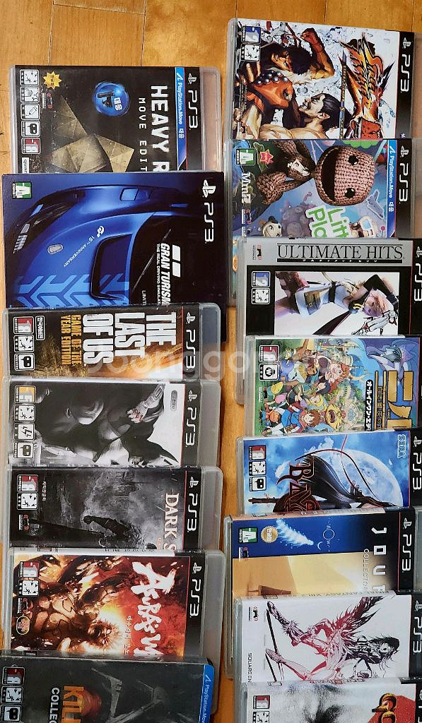 PS3 본체 + 게임 18종 세트--1