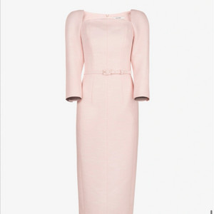 더케미 트위드 스퀘어 원피스 the chemi 하객 원피스, 은정 하객룩