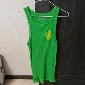 크롬하츠 홀스슈 로고 탱크탑 민소매 나시 그린 M