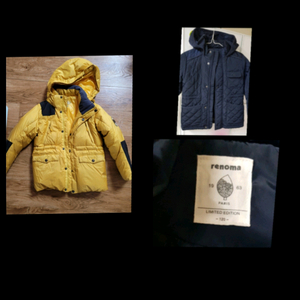 남아옷 120사이즈 아이더패딩 레노마 지프3벌18000원