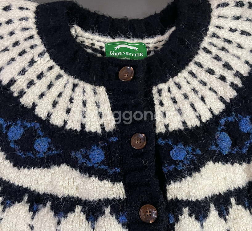 그린버터 노르딕 가디건--0