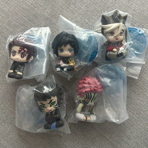 [풀세트]귀멸의칼날 스와라세타이 무한성 가챠 (기유,아카자,도우마,탄지로,카이가쿠)