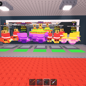 브레인롯즈 훔치기 로스 럭키블럭 10개