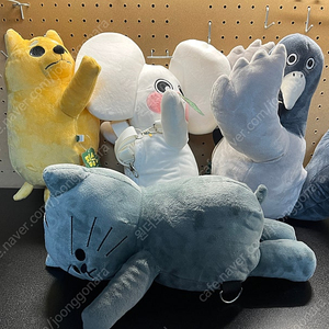 짐승친구들 짐친 새대갈 땅땅이 백팩 가방 인형 4개일괄