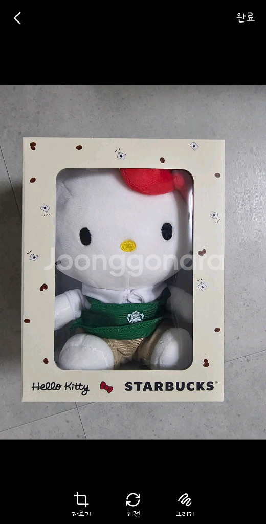 스타벅스 헬로키티 콜라보 인형 팝니다(새상품)--0