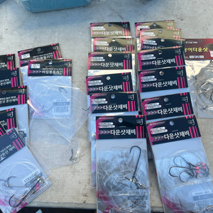 다운샷 바다낚시 채비 일괄