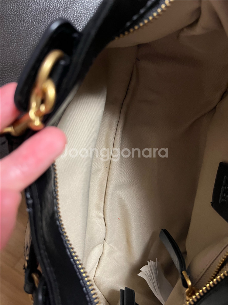 가죽 핸드백-자라--2