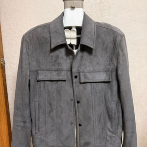 Draw Fit 스웨이드 다크 그레이 자켓L