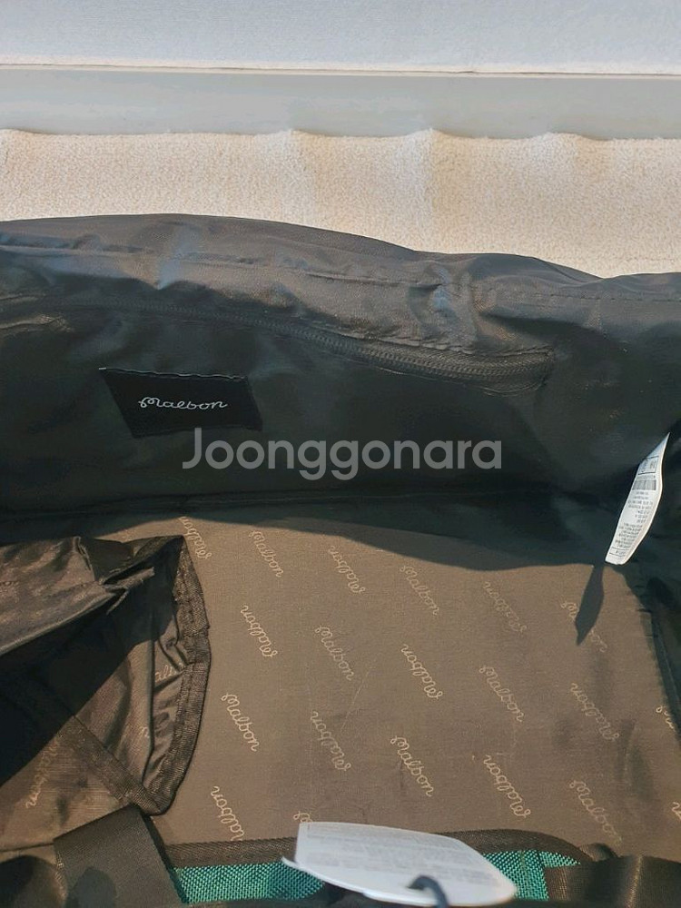 국내당일발송 말본골프백 캐디백 보스턴백 경량 블랙 세트--4