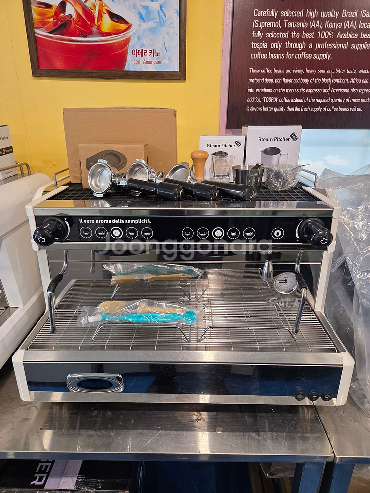 오버홀 완료 이태리 브라질리아 갈라 커피머신--0