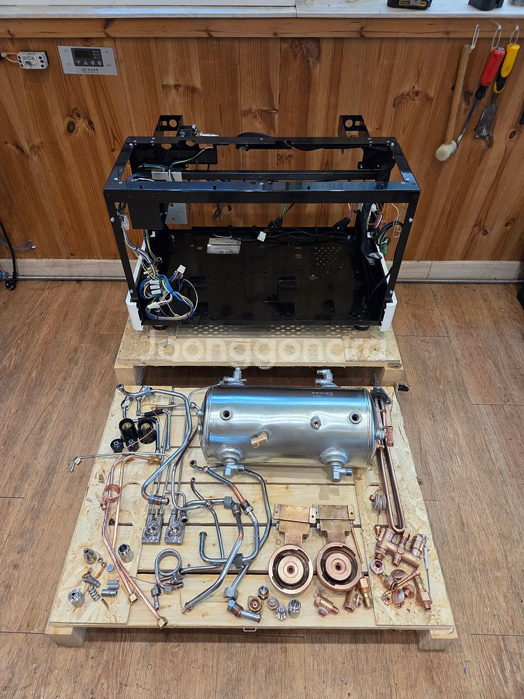 오버홀 완료 이태리 브라질리아 갈라 커피머신--1