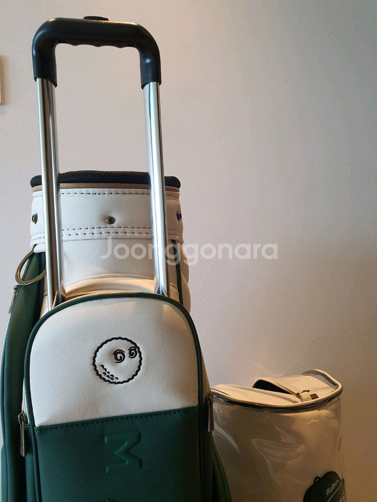 국내당일발송 말본골프백 캐디백 트롤리 바퀴형 그린--7