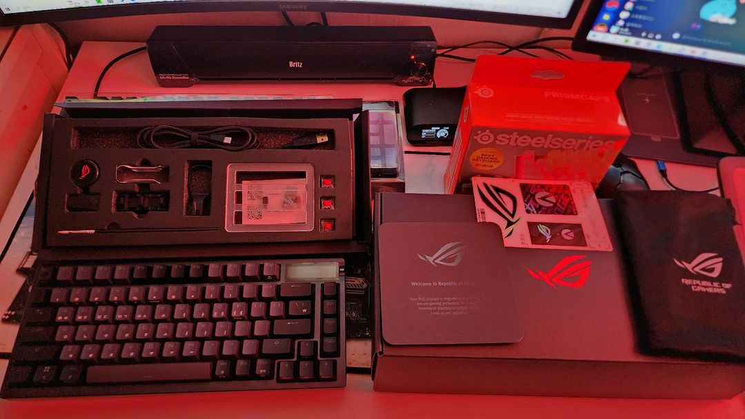 아수스 로지텍 이조스 무선 키보드--1