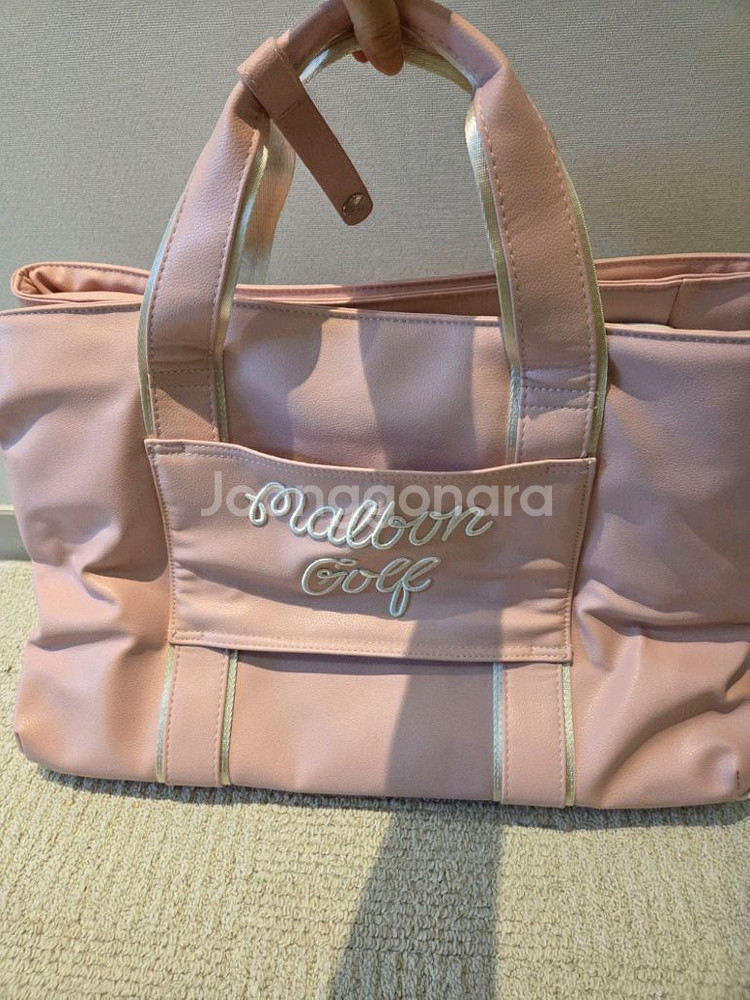 국내당일발송 말본골프백 캐디백 보스턴백 핑크--2