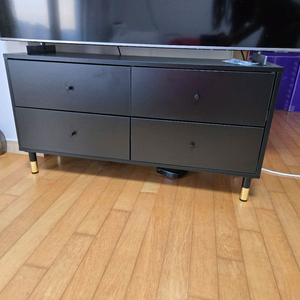 블랙 4단 서랍장 바로방가구 새상품 1000