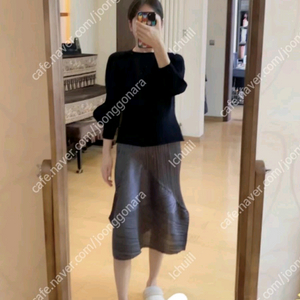 이세이미야케 콘크리션 니트 탑