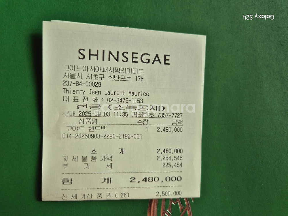 고야드 생루이백 gm(레드)--9