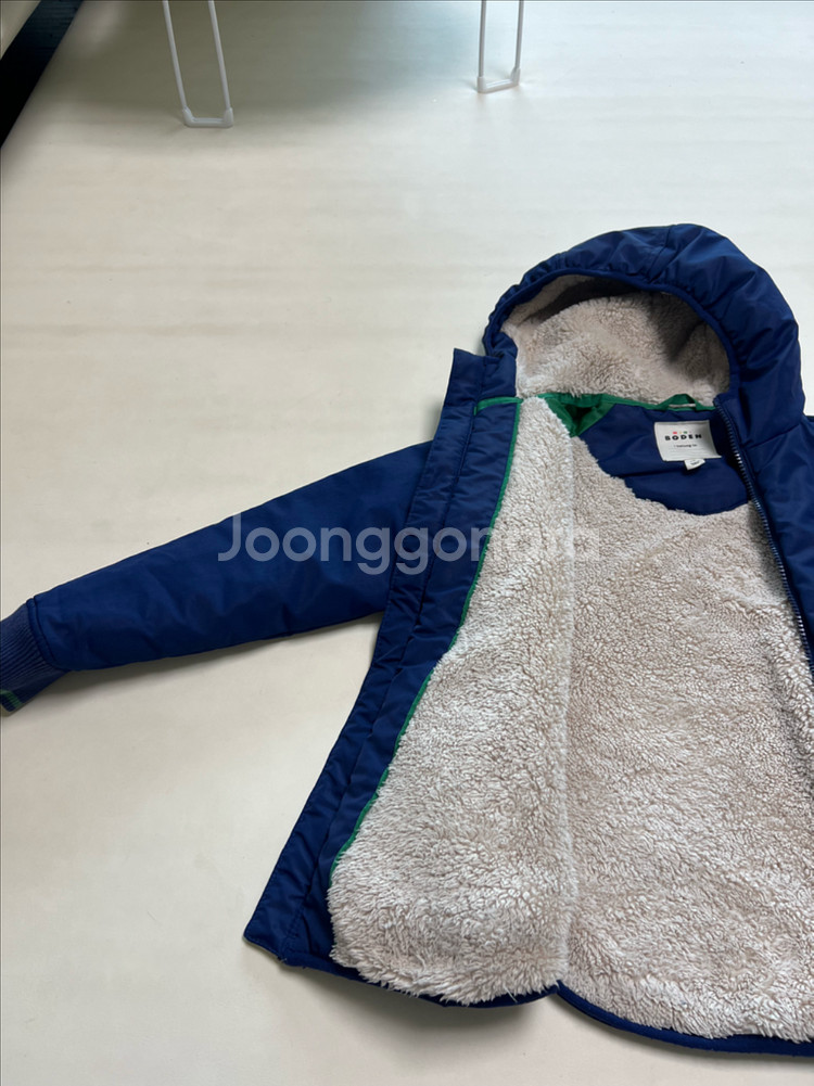 보덴 키즈 아동 패딩 후드 집업 점퍼--1