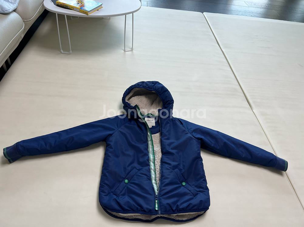 보덴 키즈 아동 패딩 후드 집업 점퍼--0