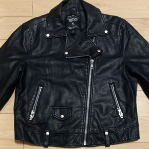 후아유 여성 인조가죽 자켓 44사이즈