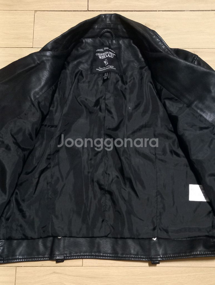 후아유 여성 인조가죽 자켓 44사이즈--2