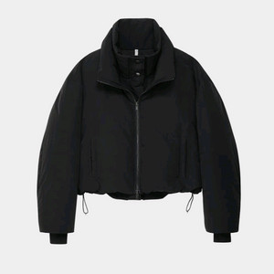 노이어 포 우먼 크롭 레이어드 푸퍼자켓 S