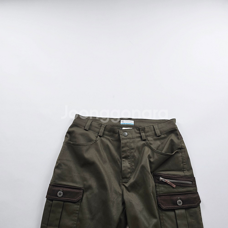 컬럼비아 스판 카키 면바지 사이즈28 R2844--1