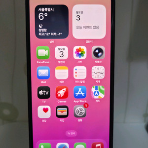 아이폰12 128GB 블랙 (미니 아님)