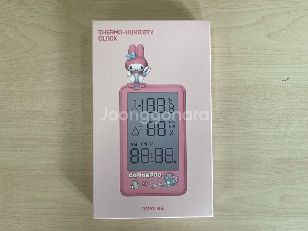 산리오 마이멜로디 온습도계 시계--0