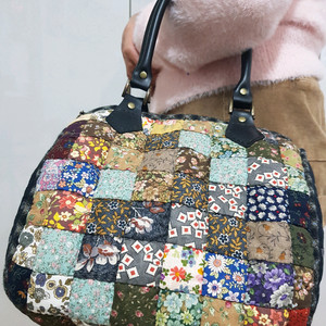 퀼트 패치워크 핸드백