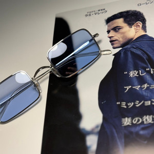 EFFECTOR 이펙터 새들 실버 스퀘어 사각 일본 은테 안경 0210