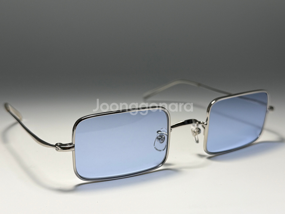 EFFECTOR 이펙터 새들 실버 스퀘어 사각 일본 은테 안경 0210--2