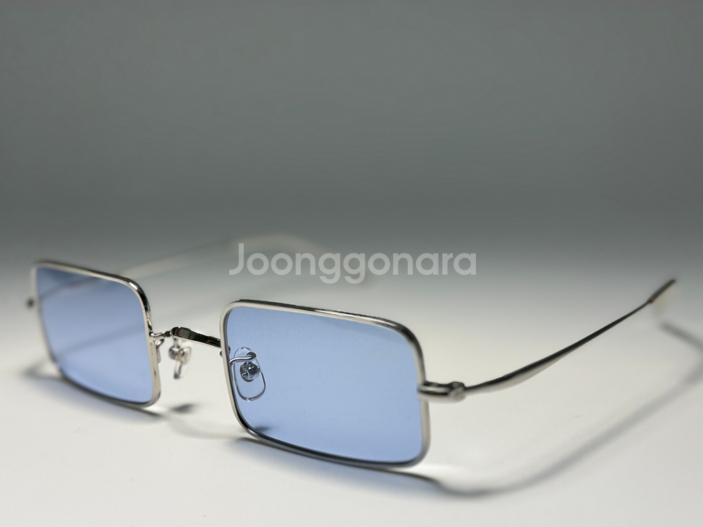 EFFECTOR 이펙터 새들 실버 스퀘어 사각 일본 은테 안경 0210--1