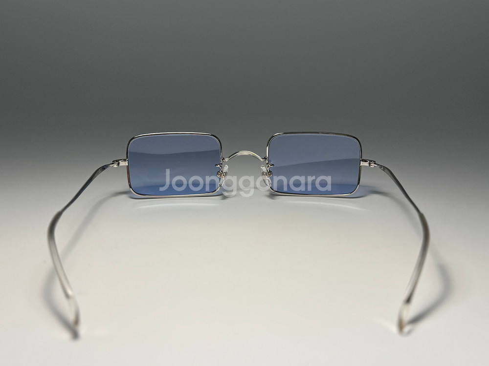 EFFECTOR 이펙터 새들 실버 스퀘어 사각 일본 은테 안경 0210--3